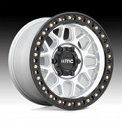 KMC KM549 GRS Machined Satin Black Custom Truck Wheels